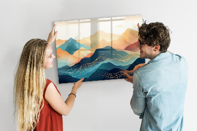 Quadro magnético decorativo Paisagem montanhosa