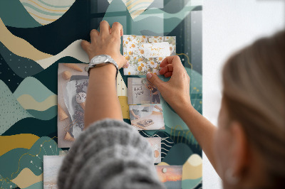 Painel magnético Montanhas ilustrativas