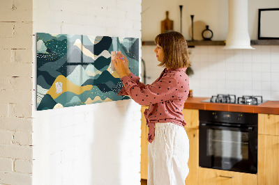 Painel magnético Montanhas ilustrativas