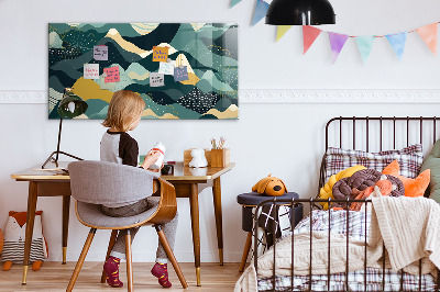 Painel magnético Montanhas ilustrativas