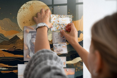 Quadro magnético decorativo Paisagem abstrata