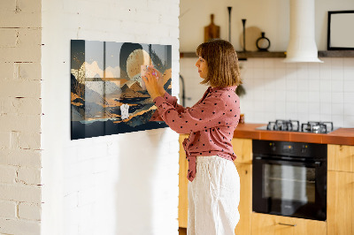 Quadro magnético decorativo Paisagem abstrata