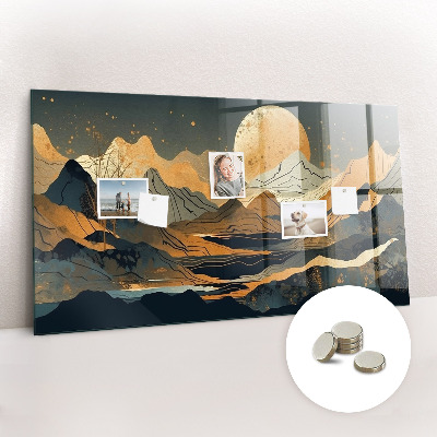 Quadro magnético decorativo Paisagem abstrata