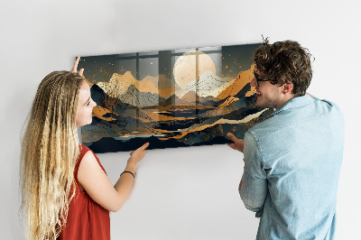 Quadro magnético decorativo Paisagem abstrata