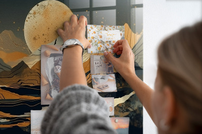 Quadro magnético decorativo Paisagem abstrata