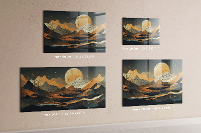 Quadro magnético decorativo Paisagem abstrata