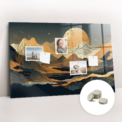 Quadro magnético decorativo Paisagem abstrata