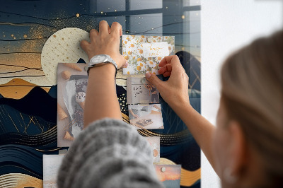 Painel magnético Paisagem do pôr do sol