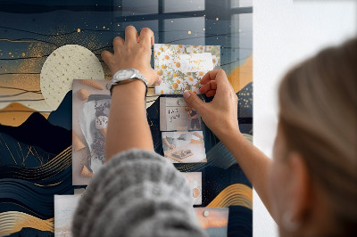 Painel magnético Paisagem do pôr do sol