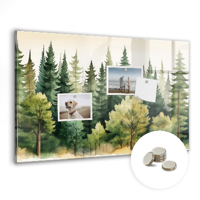 Quadro magnético decorativo Paisagem florestal
