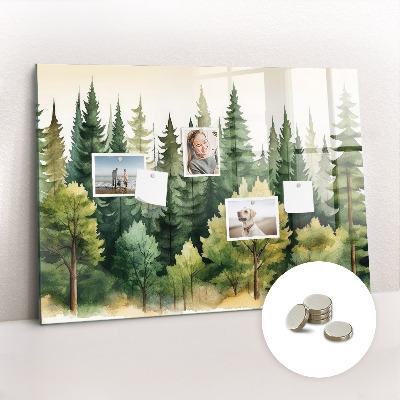 Quadro magnético decorativo Paisagem florestal