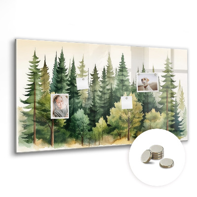 Quadro magnético decorativo Paisagem florestal
