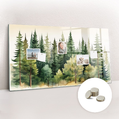 Quadro magnético decorativo Paisagem florestal