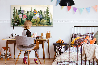 Quadro magnético decorativo Paisagem florestal