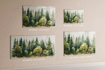 Quadro magnético decorativo Paisagem florestal