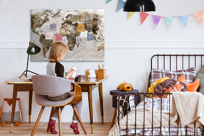 Quadro magnético de parede Mapa do mundo antigo