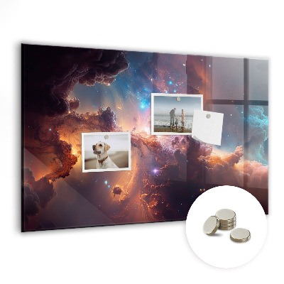 Quadro magnético decorativo Mundo das estrelas espaço