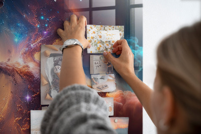 Quadro magnético decorativo Mundo das estrelas espaço