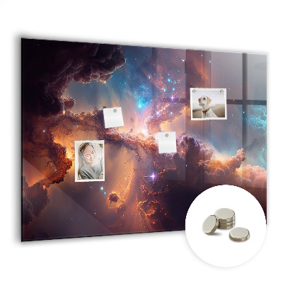 Quadro magnético decorativo Mundo das estrelas espaço