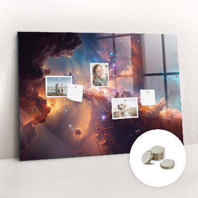 Quadro magnético decorativo Mundo das estrelas espaço