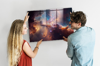 Quadro magnético decorativo Mundo das estrelas espaço