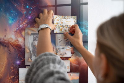 Quadro magnético decorativo Mundo das estrelas espaço