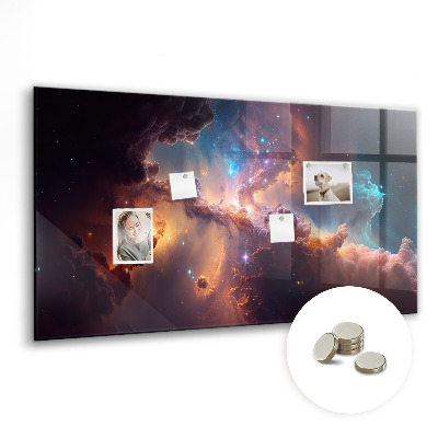 Quadro magnético decorativo Mundo das estrelas espaço