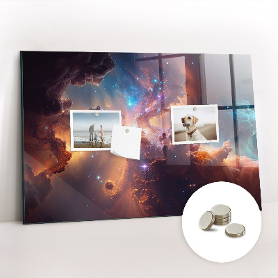 Quadro magnético decorativo Mundo das estrelas espaço