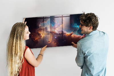 Quadro magnético decorativo Mundo das estrelas espaço
