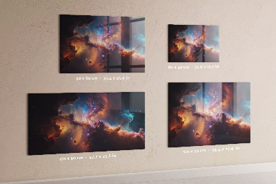 Quadro magnético decorativo Mundo das estrelas espaço