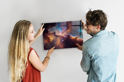 Quadro magnético decorativo Mundo das estrelas espaço