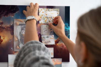 Quadro magnético decorativo Mundo das estrelas espaço