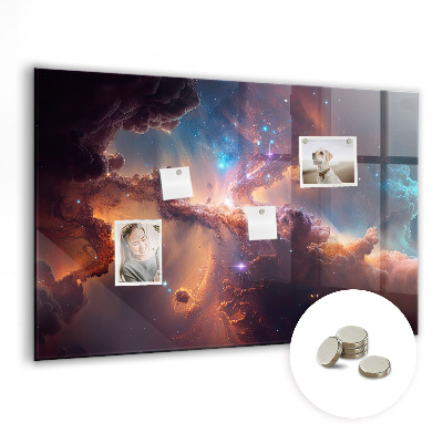 Quadro magnético decorativo Mundo das estrelas espaço