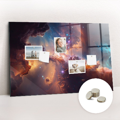 Quadro magnético decorativo Mundo das estrelas espaço