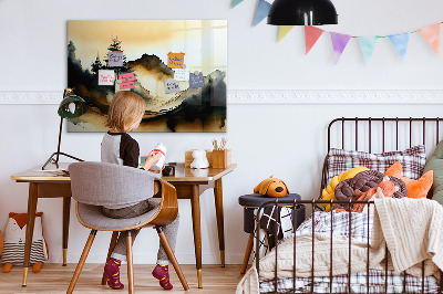 Quadro magnético decorativo Paisagem abstrata