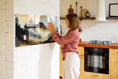 Quadro magnético decorativo Paisagem abstrata