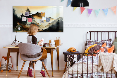 Quadro magnético decorativo Paisagem abstrata