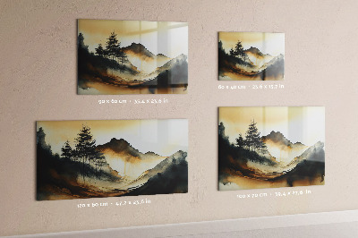 Quadro magnético decorativo Paisagem abstrata