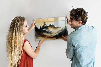 Quadro magnético decorativo Paisagem abstrata