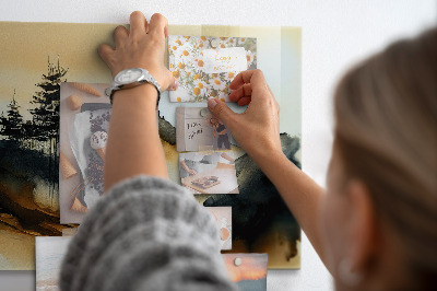 Quadro magnético decorativo Paisagem abstrata