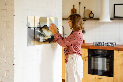 Quadro magnético decorativo Paisagem abstrata