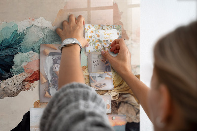 Quadro magnético de parede Paisagem abstrata