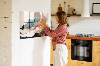 Quadro magnético de parede Paisagem abstrata