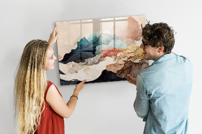 Quadro magnético de parede Paisagem abstrata