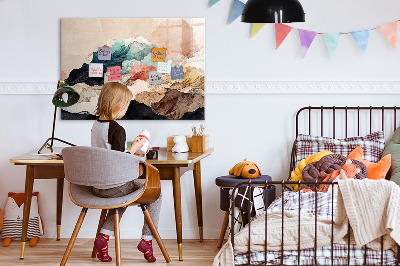 Quadro magnético de parede Paisagem abstrata