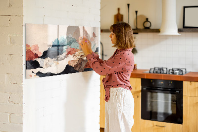 Quadro magnético de parede Paisagem abstrata