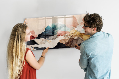 Quadro magnético de parede Paisagem abstrata