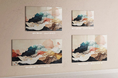 Quadro magnético de parede Paisagem abstrata