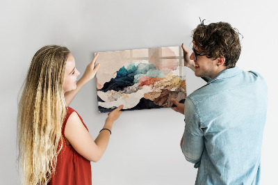 Quadro magnético de parede Paisagem abstrata