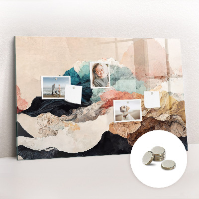 Quadro magnético de parede Paisagem abstrata